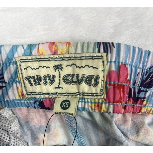 Tipsy Elves Women's Flower Shorts Island Floral Multicolor Size XS NEW - Picture 5 of 8